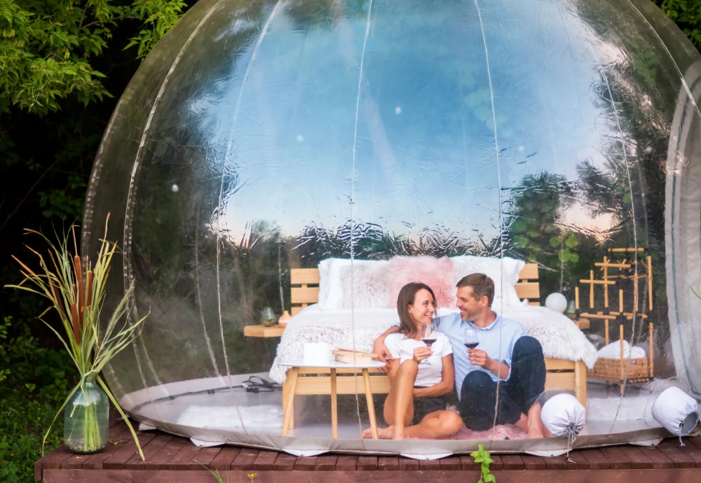 big transparent camping inflatable bubble tent